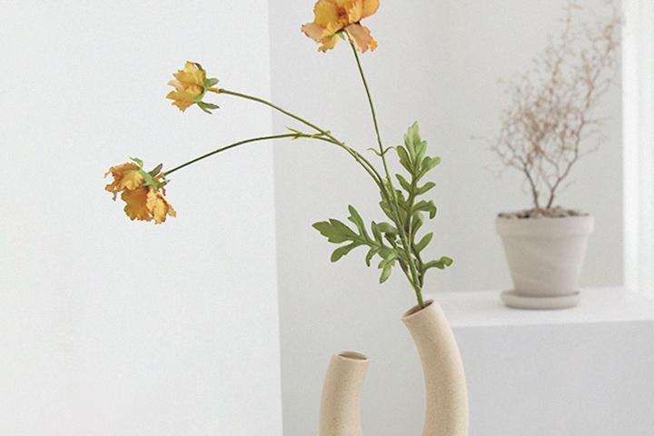 스카비오사 조화꽃 인테리어 실크플라워 꽃장식 소품 2colors