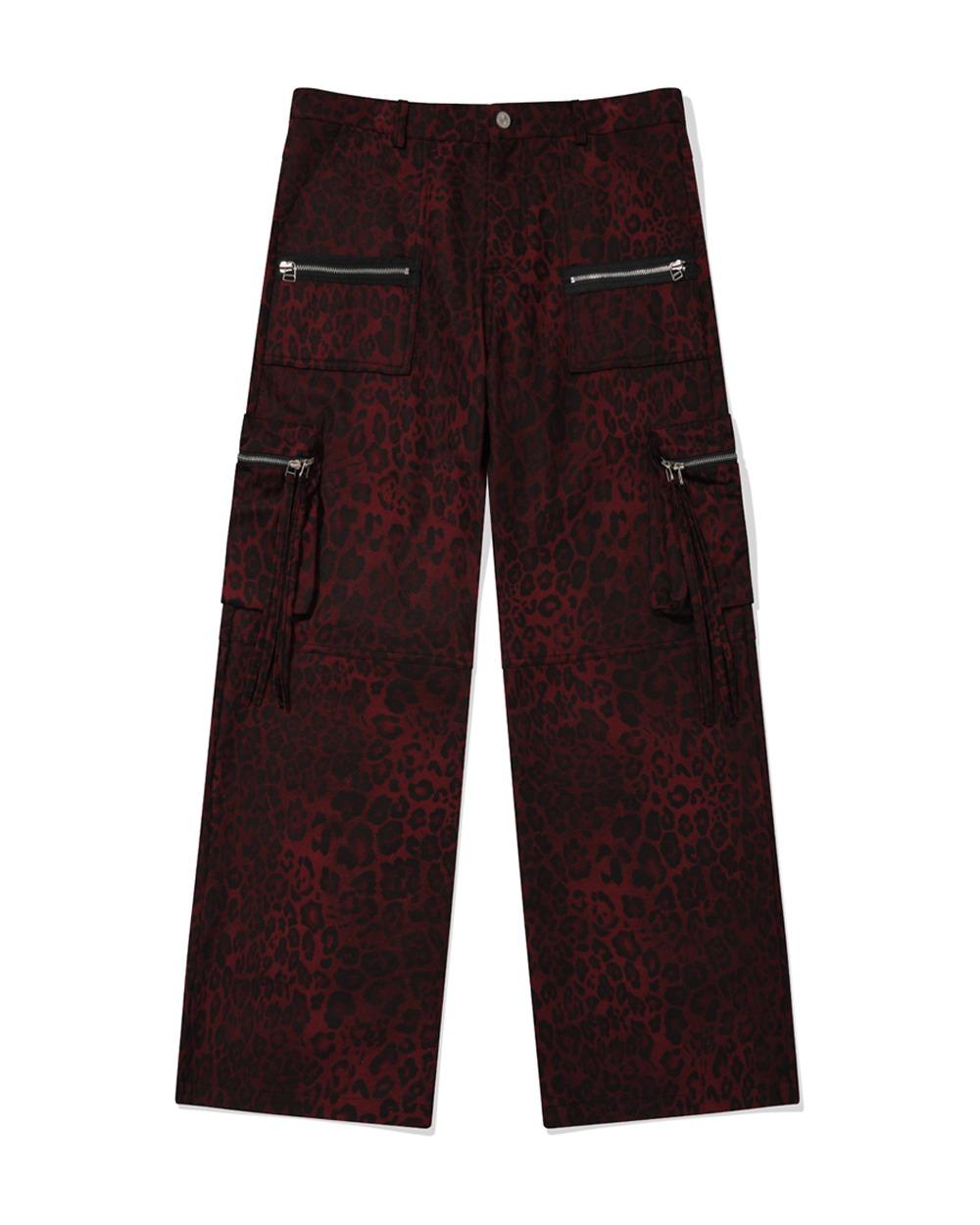 Moldy Versatile Zipper Pants/Burgundy