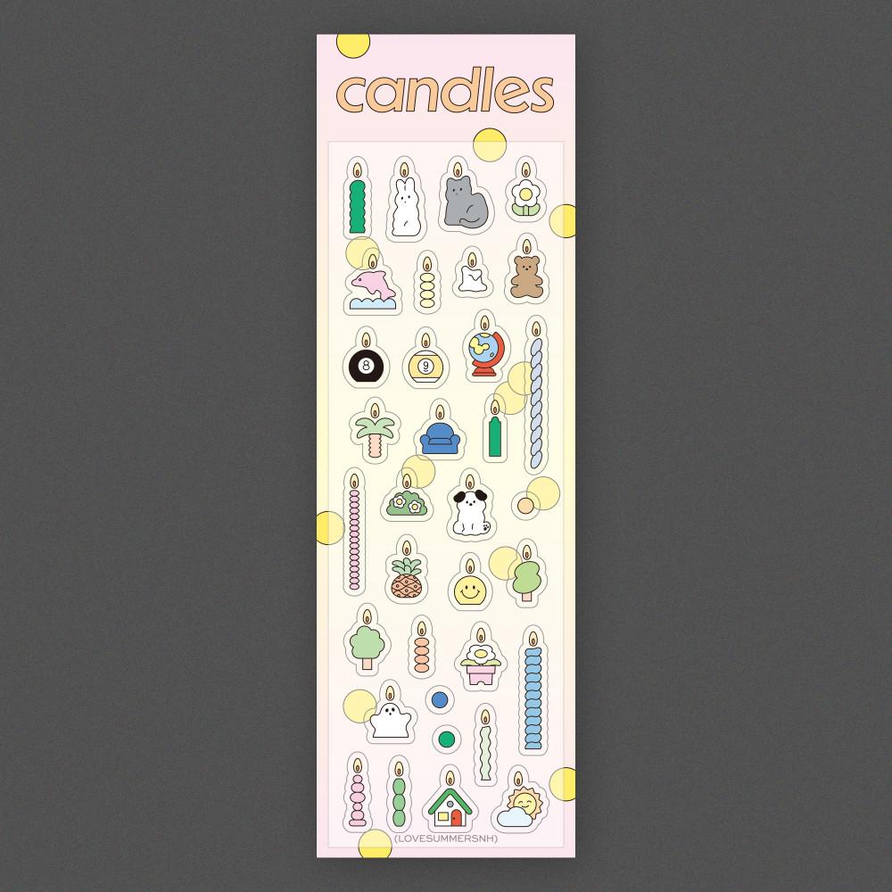 [snh] candles sticker