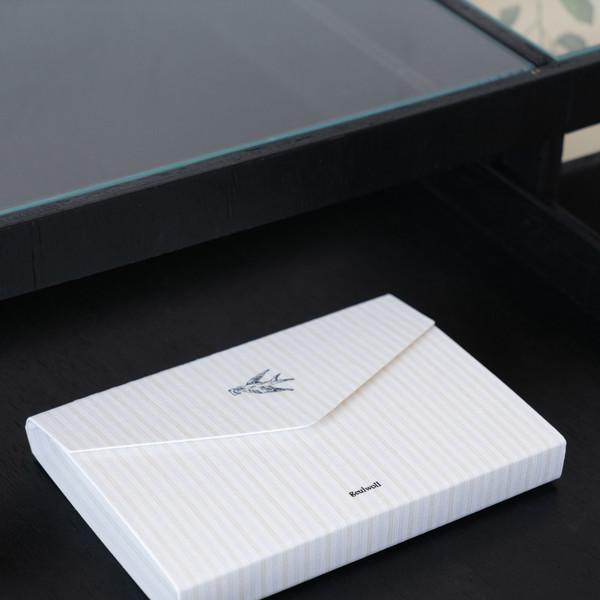 Stripe Pocket Letter Set 스트라이프 포켓 레터 세트 - White