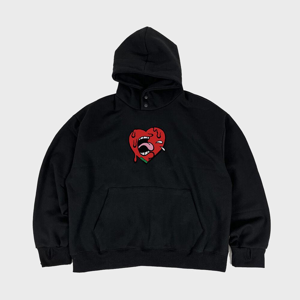 Warmer napping sweat hoodie black