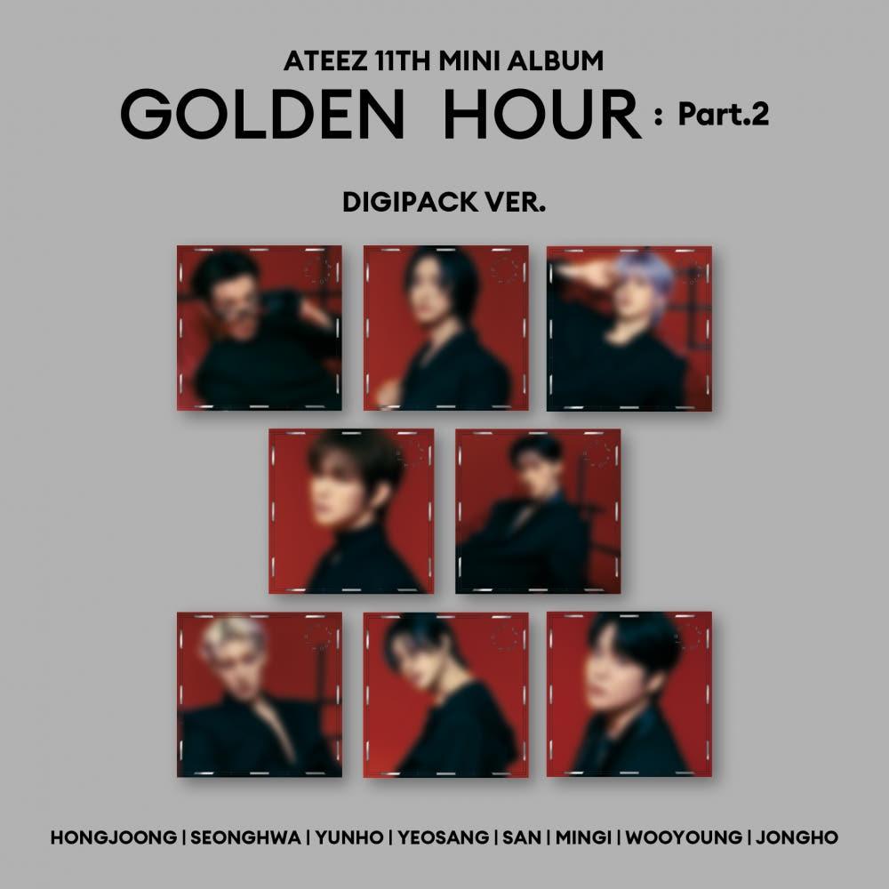 에이티즈 (ATEEZ) - 11집 미니 앨범 [GOLDEN HOUR Part2] 디지팩