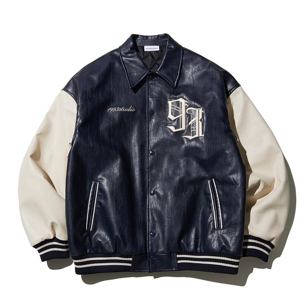 빈티지 바시티 자켓_네이비 - 10/17 순차배송