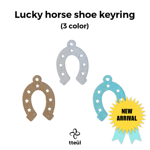 행운의 말 편자 아크릴 키링 (3 color)