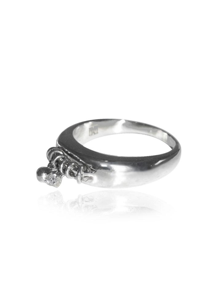 Silver Ball Ring