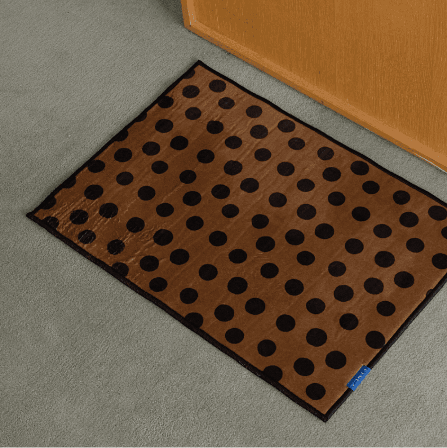 BR 잉크도트 발매트 주방매트 카멜 2Sizes