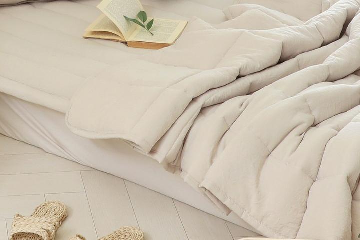 촉감테라피 세미워싱 가벼운 간절기 누빔이불세트 S 7colors