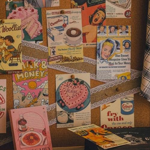 로맨틱 레트로 엽서 30장 세트 빈티지 잡지 팝아트 올드 포스트카드