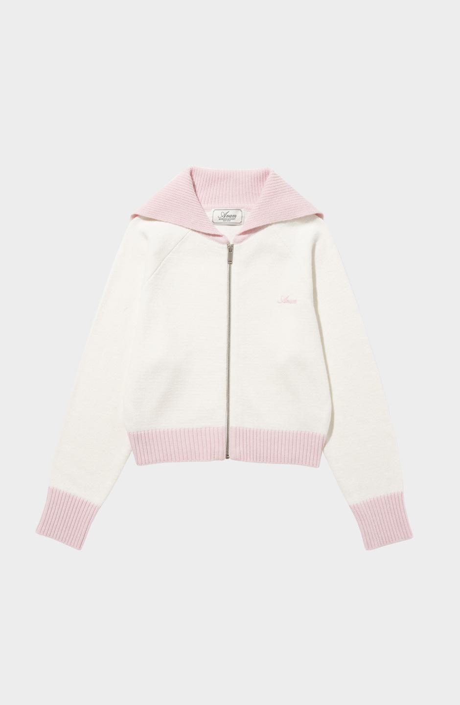 Comfy Sailor Collar Knit PINK [젤라비 착용]
