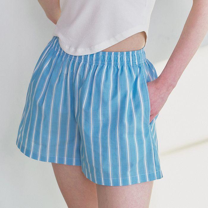 테이크 코튼 쇼츠 - 블루