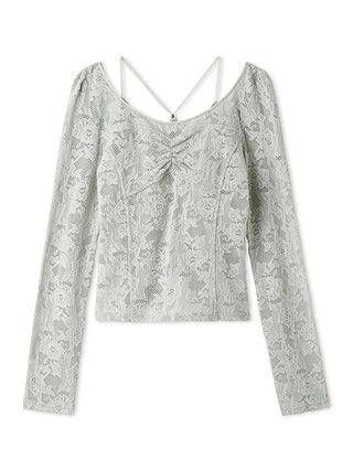 Chacott Strappy Lace Cami with Long Sleeve Overlay Pullover