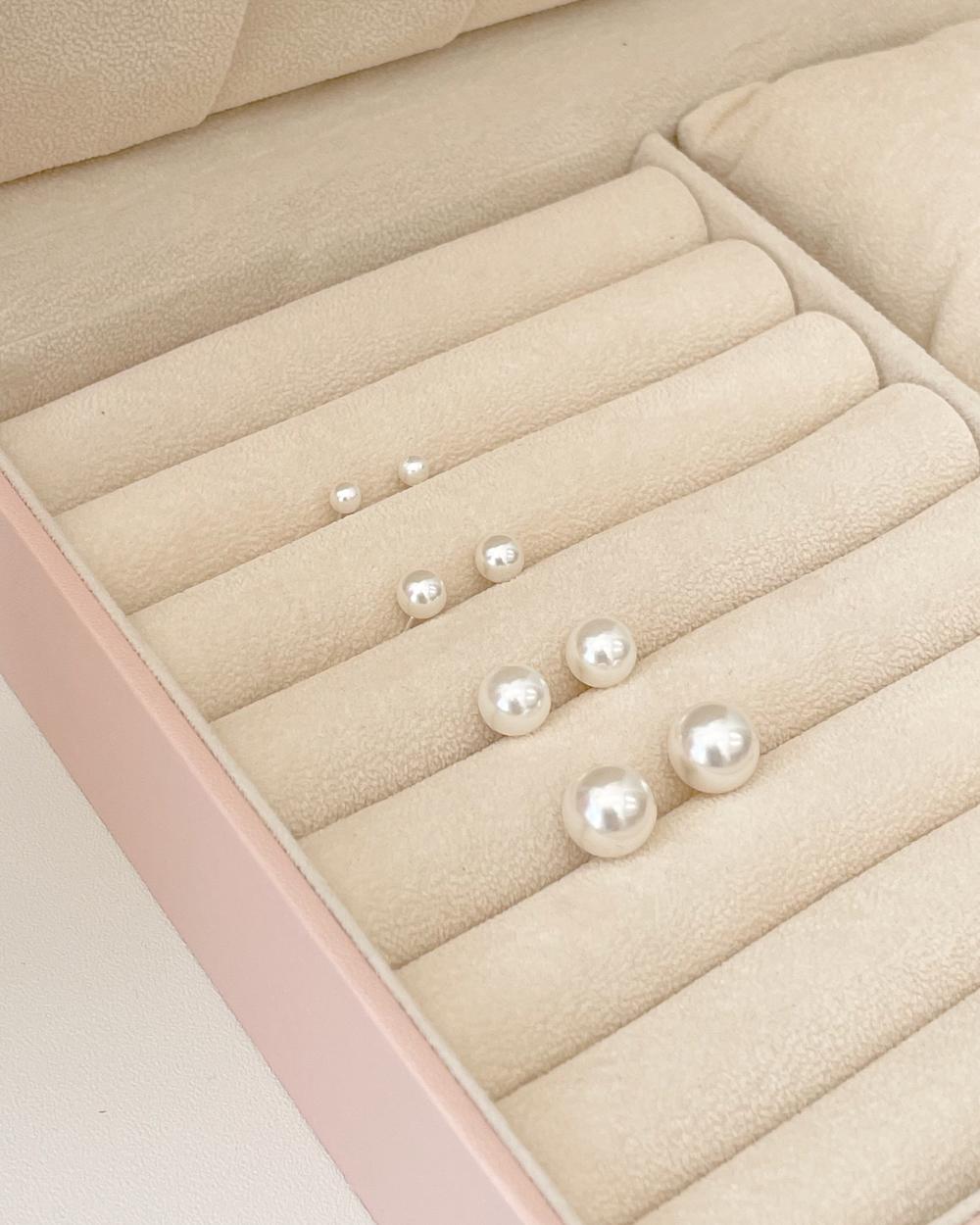 silver925 데일리 진주귀걸이