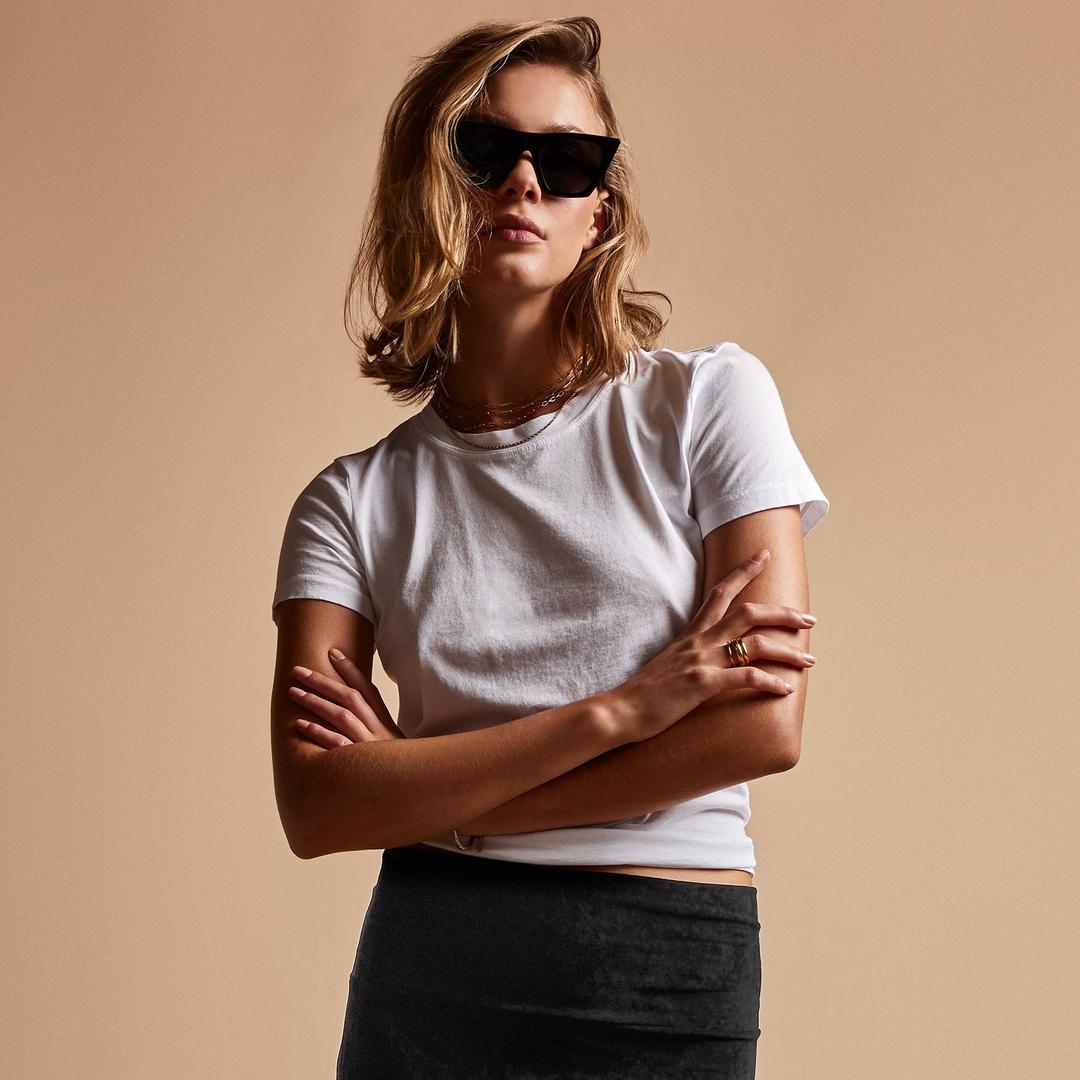 Vintage Little Boy Tee - White - 0 / White / USA