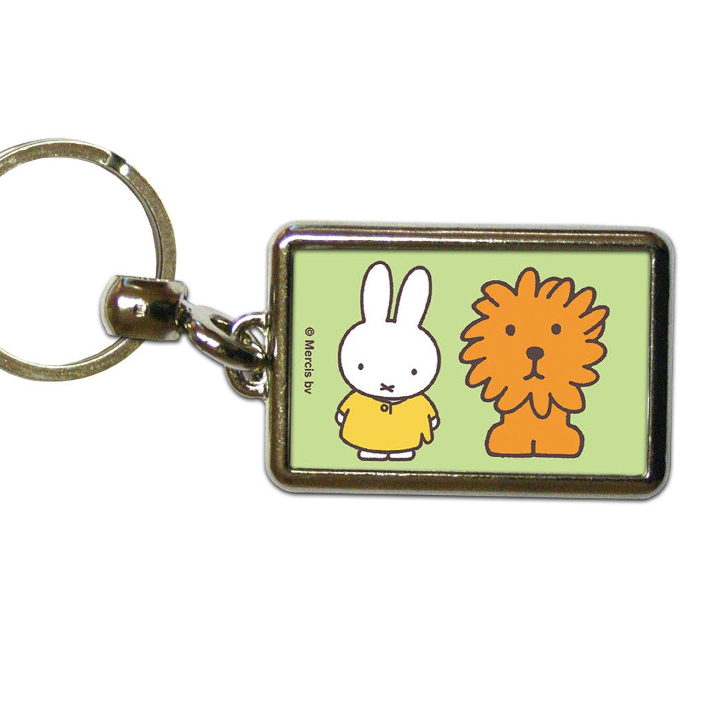 Miffy Lion Metal Keyring