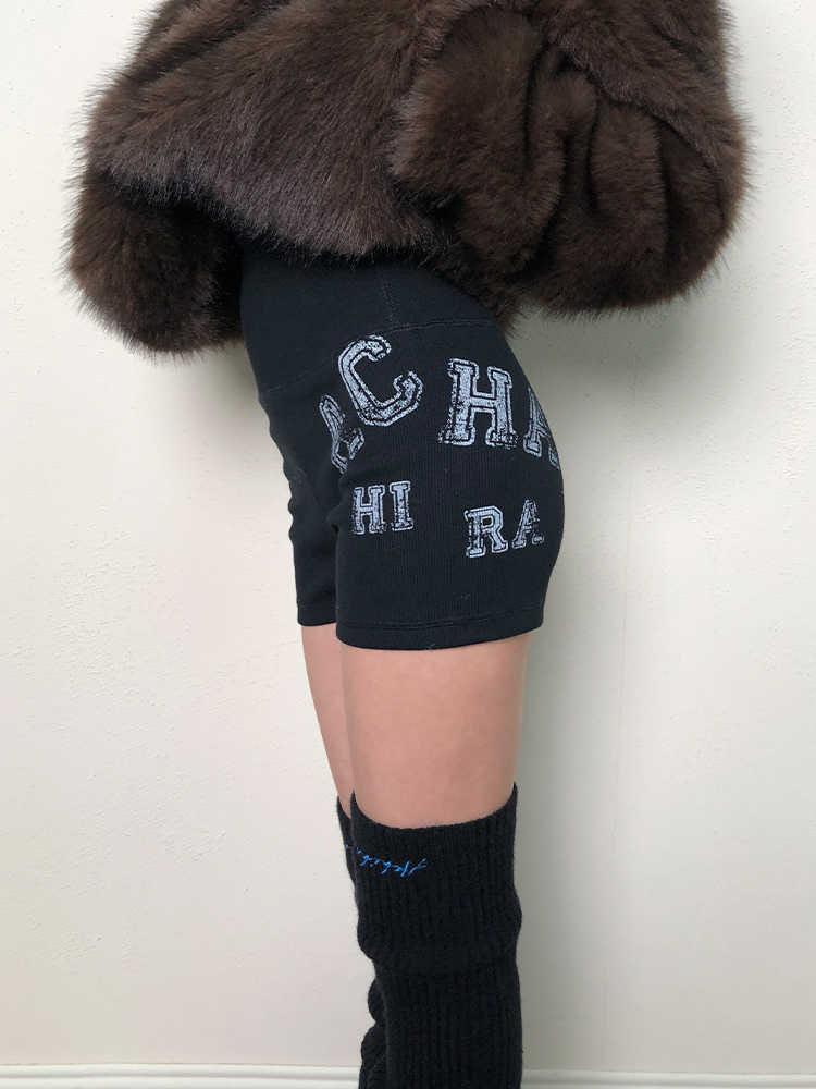 Achihara 아치하라 브리트니 코코 하프 팬츠 레깅스 반바지 (2color)