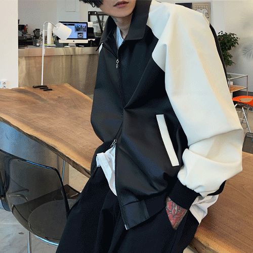 Coloring Over Leather JK.(2color)