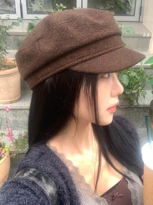 팜므뮤즈 NEWSBOY CAP(2COLORS!)