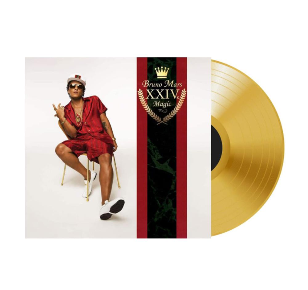 브루노마스 LP 엘피 Bruno Mars - 24K Magic 골드 컬러 한정반