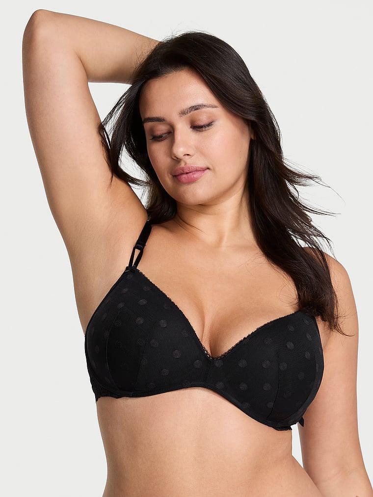 Sexy Tee Sheer Heritage Dot Wireless Push-Up Bra