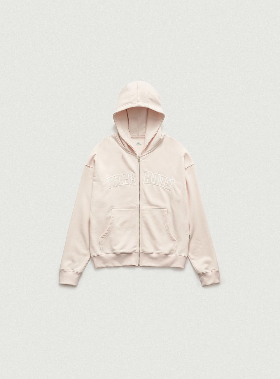 Campie Sweat Zip-Up Hoodie Jacket_Light Pink [3월 말 순차 배송]