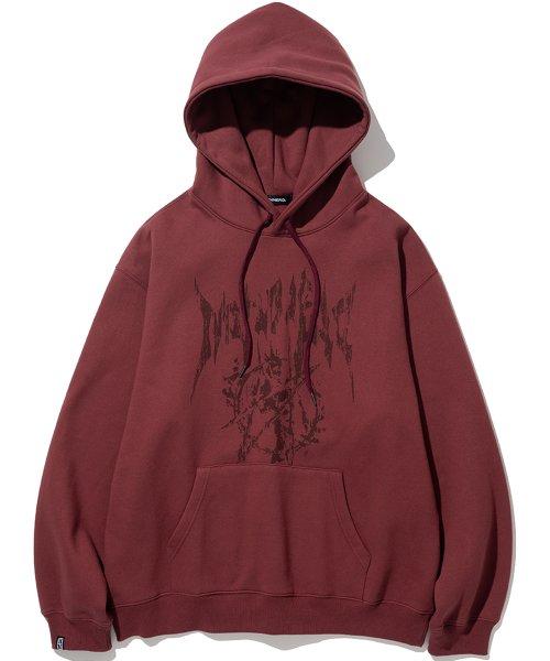 Seal Pullover Hood-Red