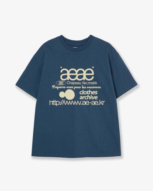 WEB LOGO T-SHIRTS [INDIGO]