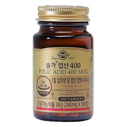 솔가 엽산 400, 100정, 1개 - 비타민/영양제 | 쿠팡