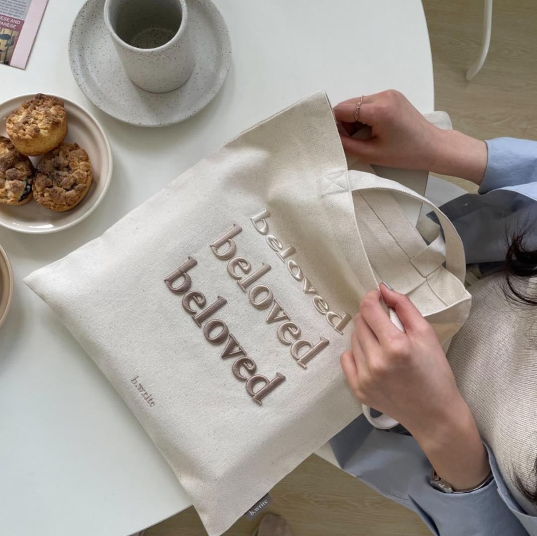 [브라잇] beloved ecobag 비러브드 에코백 브라운