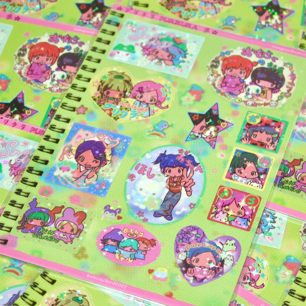 [ Sunonebird ] Note PURIKURA sticker