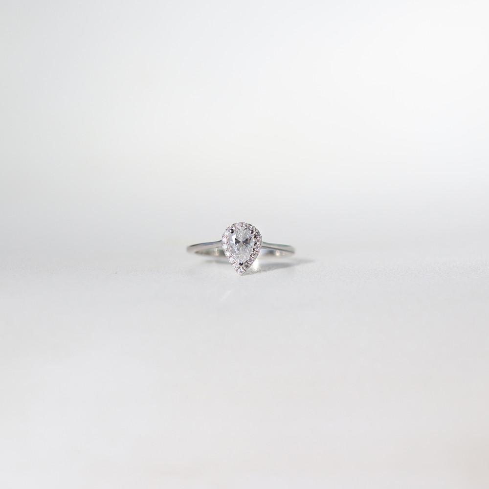 S925 실버 주얼리 페어컷 모이사나이트 실버링 고급스러운 디자인 무료 배송