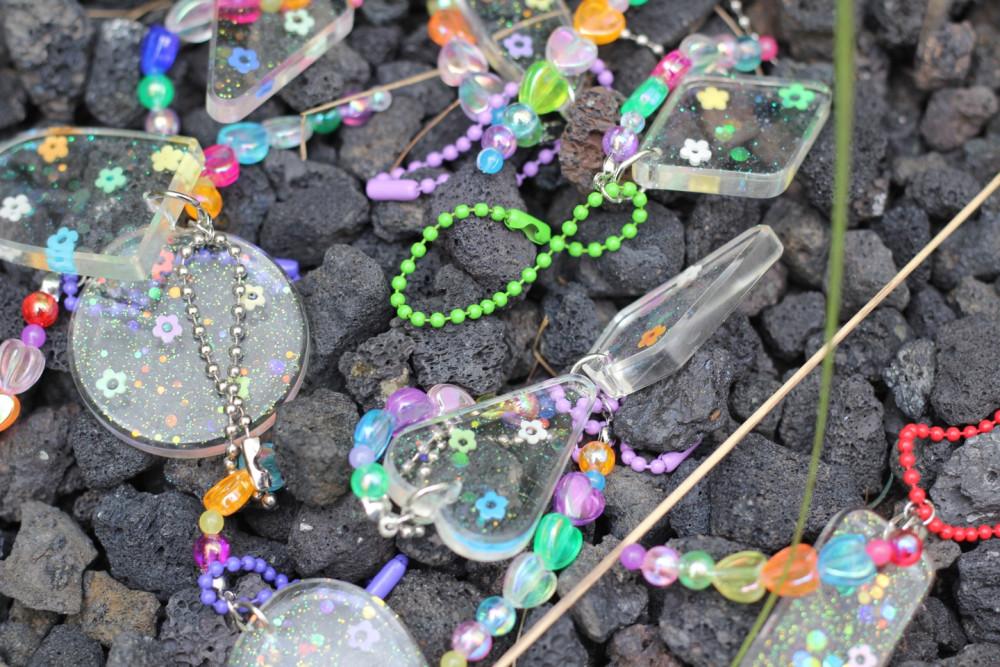 하이틴 레진키링 High-teen resin Keyring