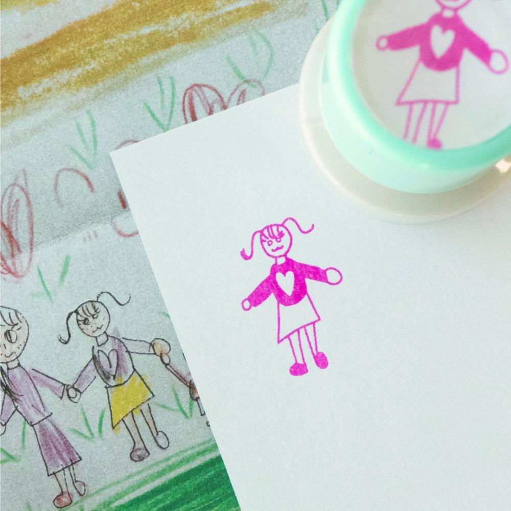 [베르데베르데] 주문제작 손그림 만년스탬프 제작