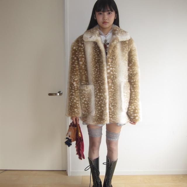 Bambi Fur Jacket beige