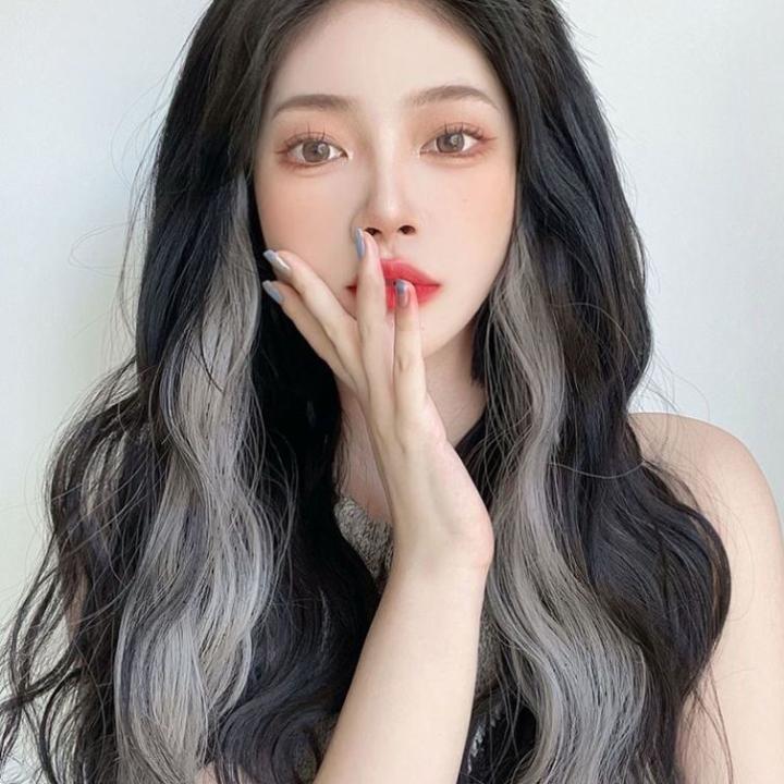 하이라이트 곱슬 헤어피스