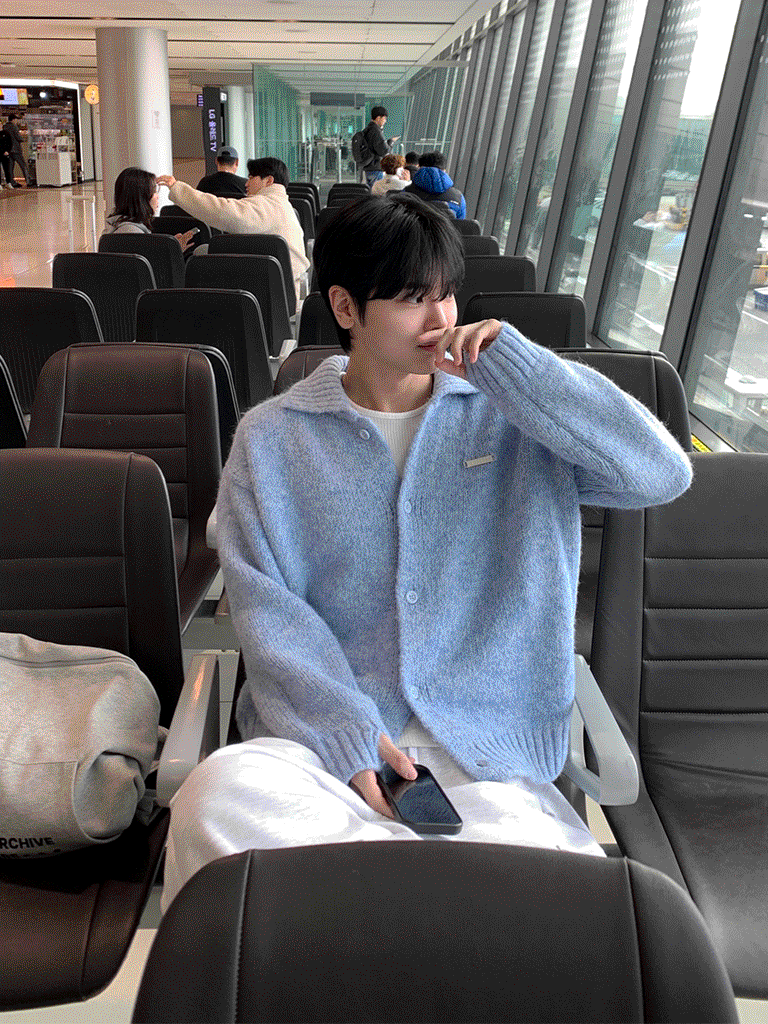 소나 울 워머 니트 가디건