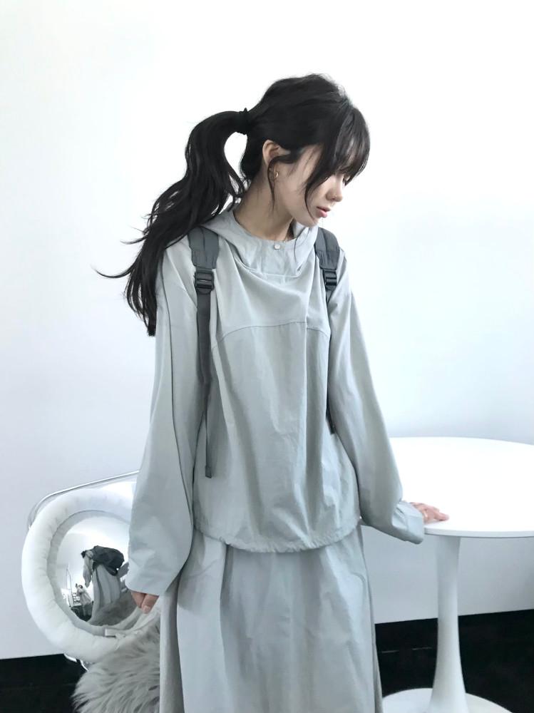 [히피디피] 디어 아노락 셋업 - hood (2color)