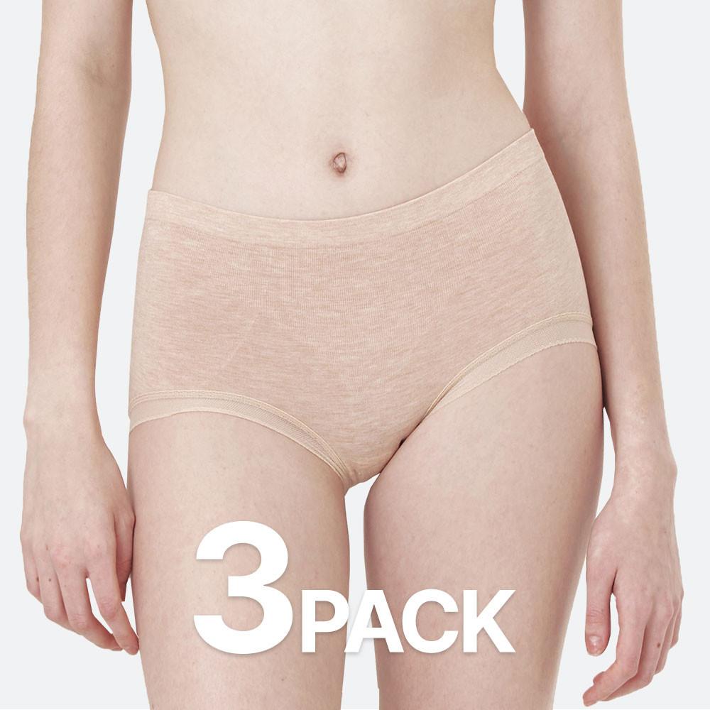 [3장세트] 모달 심리스 레이스 안착 팬티