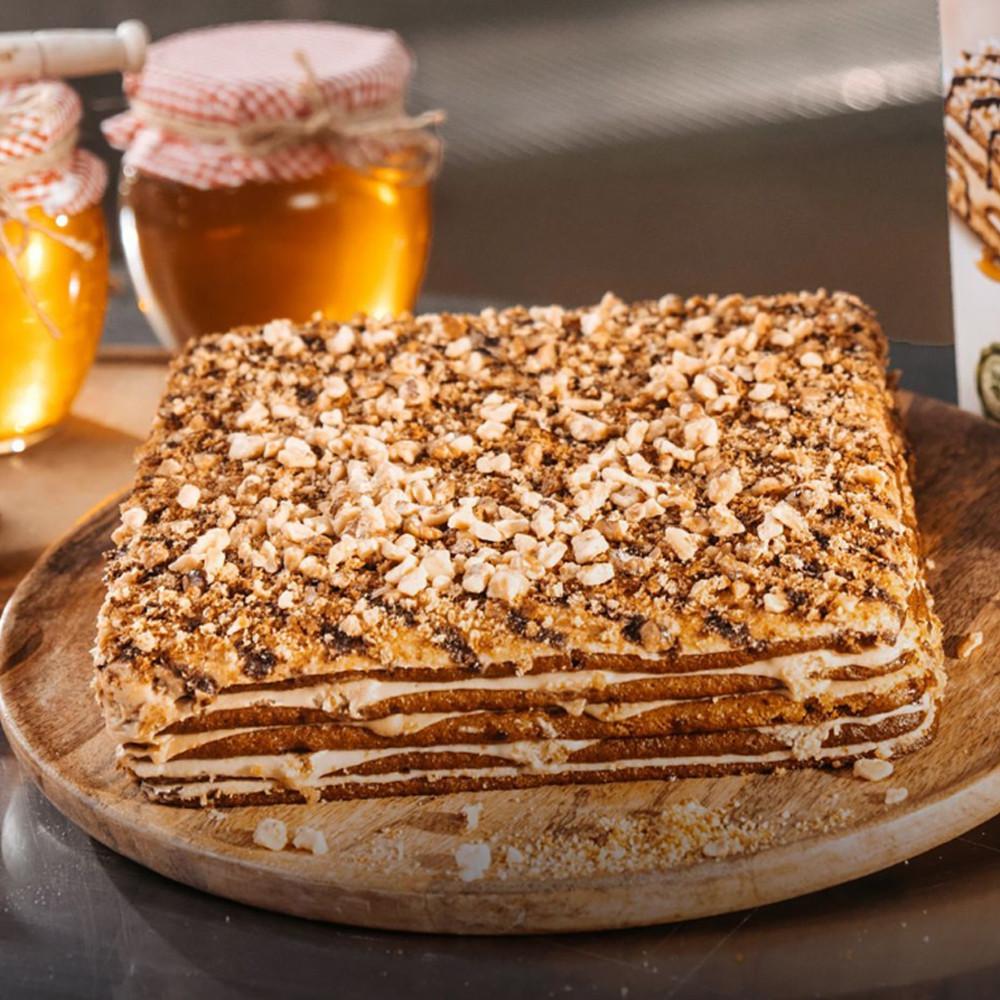 말렌카 꿀케이크 호두 800g 생일케익 [원산지:체코]