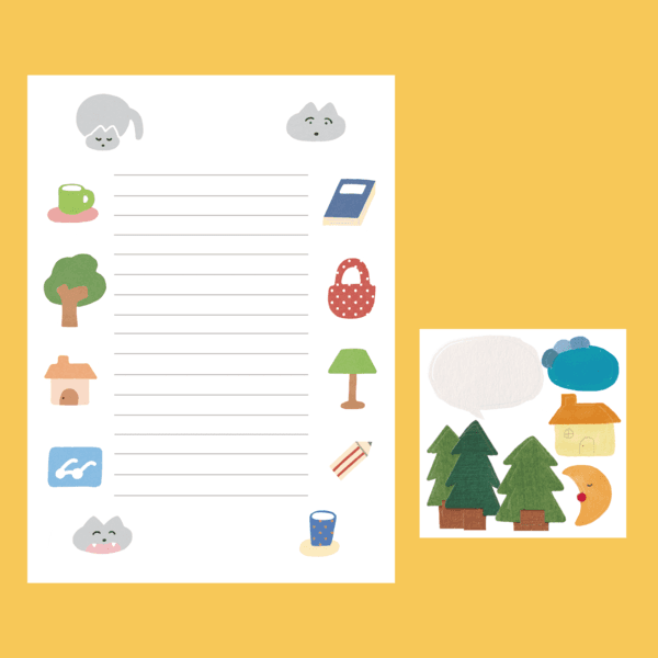 [단춤] 고양이의 물건 2 편지지