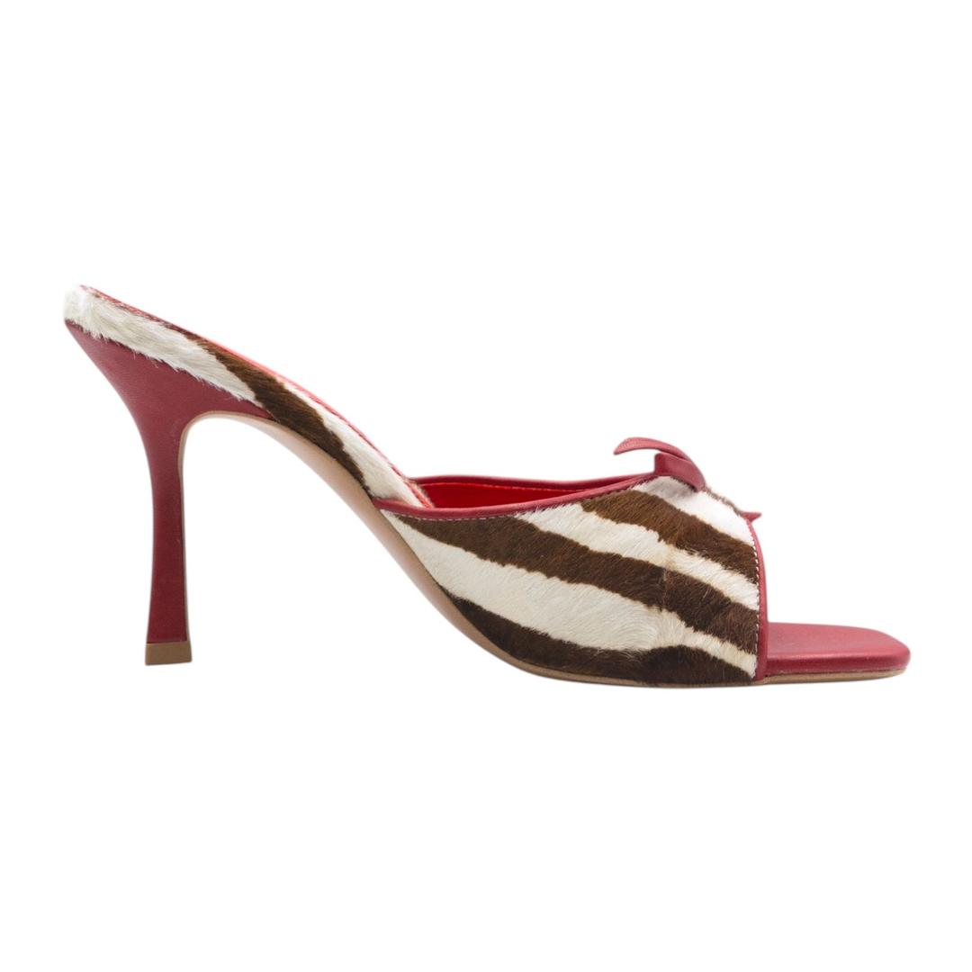 Lola heel in Cherry — Western Affair