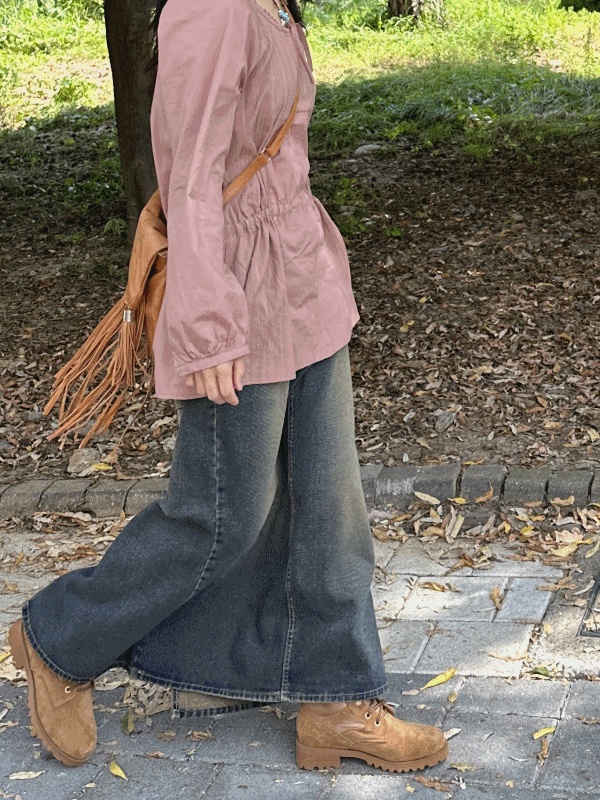 Back slit washing denim long skirt /  뒷트임 빈티지워싱 데님 롱치마 스커트 맥시 청치마 데님스커트