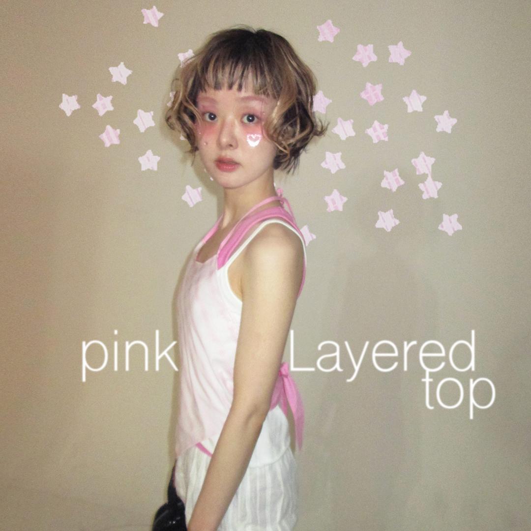 PINK Layered top