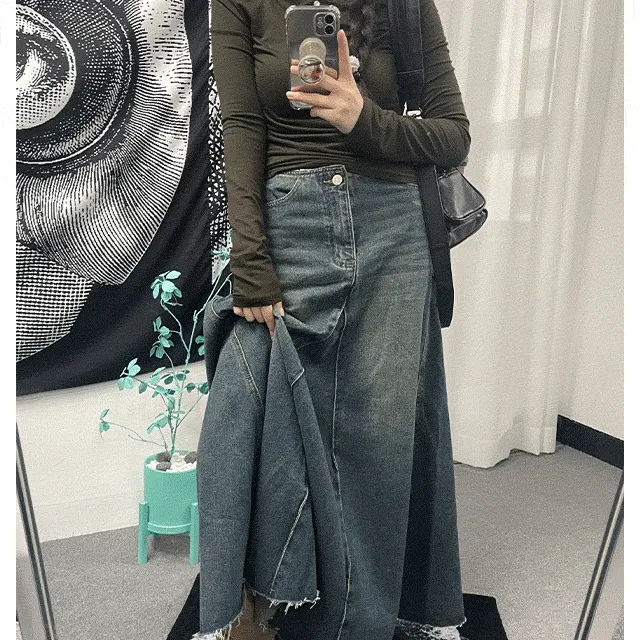 Munt flared long skirt (1color)