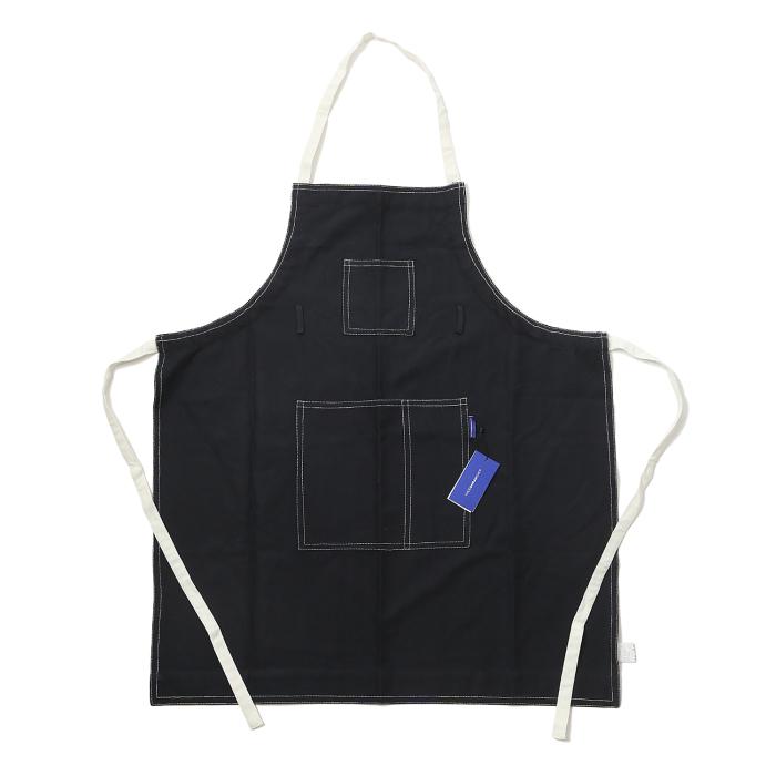 Top Stitch Apron - Black