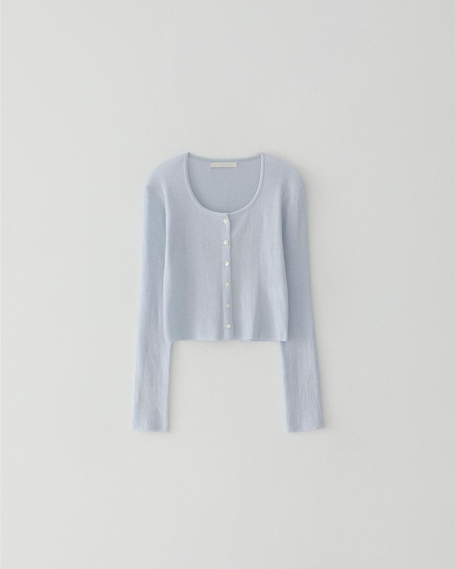 [2ND]Vase slim cardigan(crop)