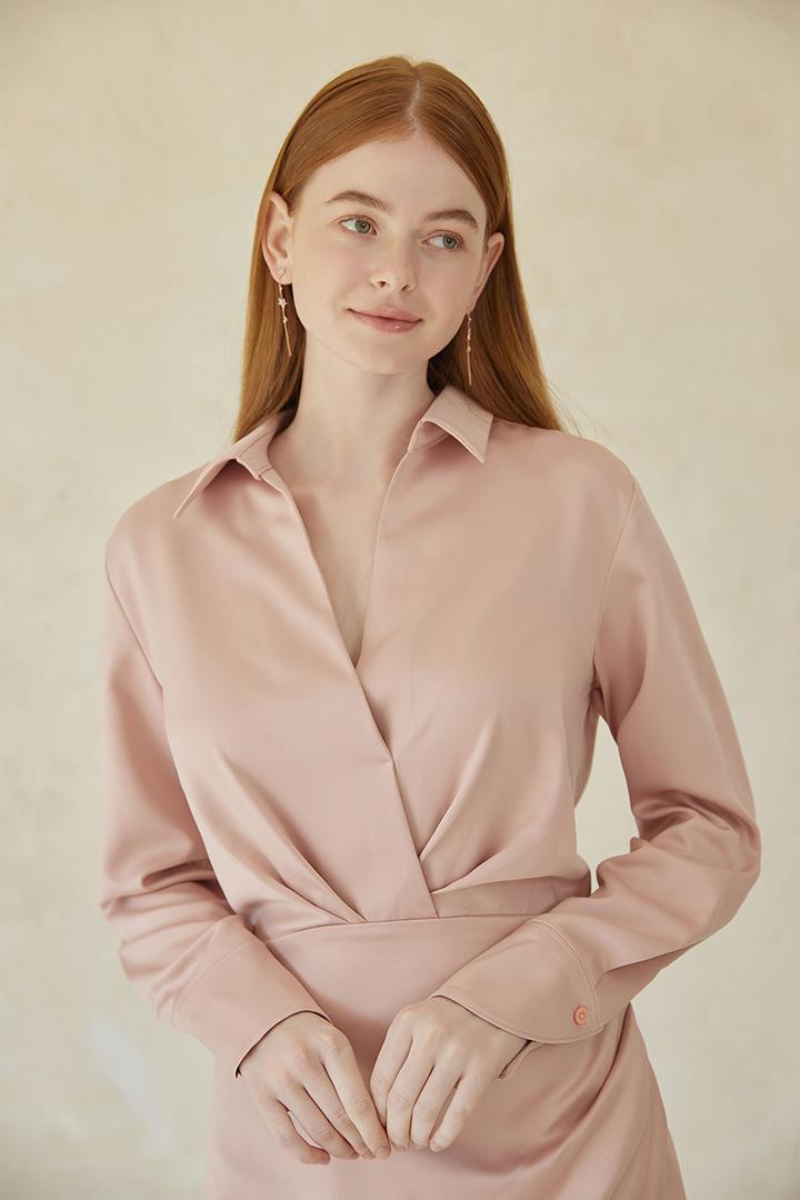 Lia shirts dress Indi pink