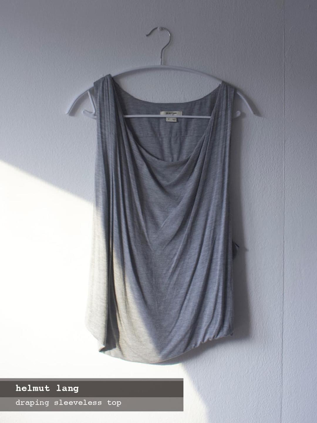 draping sleeveless top | 후루츠패밀리