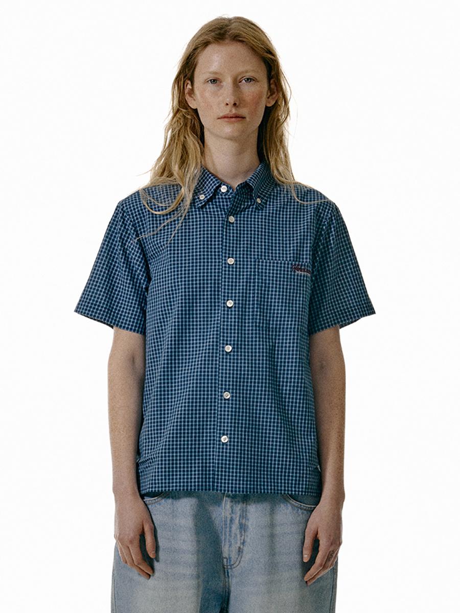 Conveying Check Shirt Blue