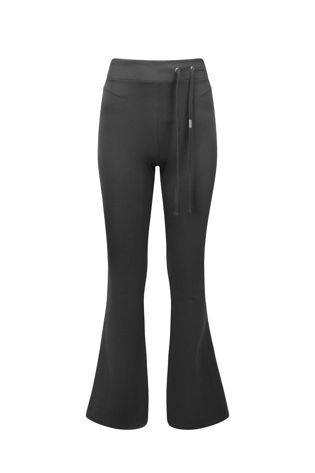 SEAM LINE BOOTCUT PANTS CHARCOAL