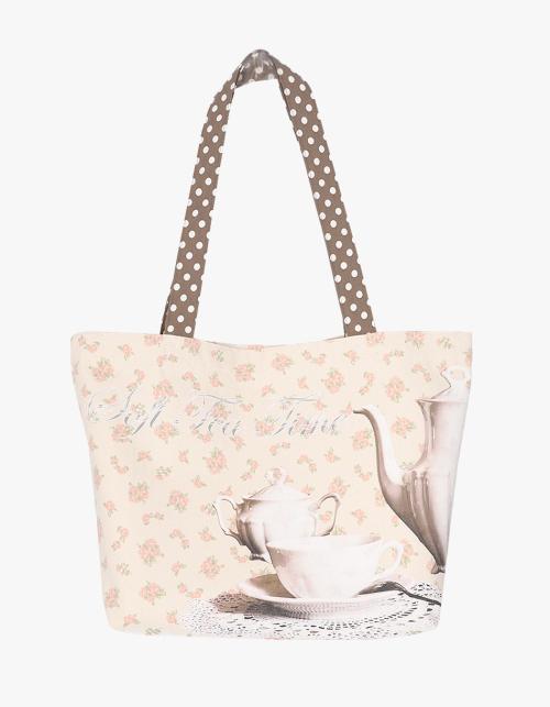 Soft Tea Time Tote Bag